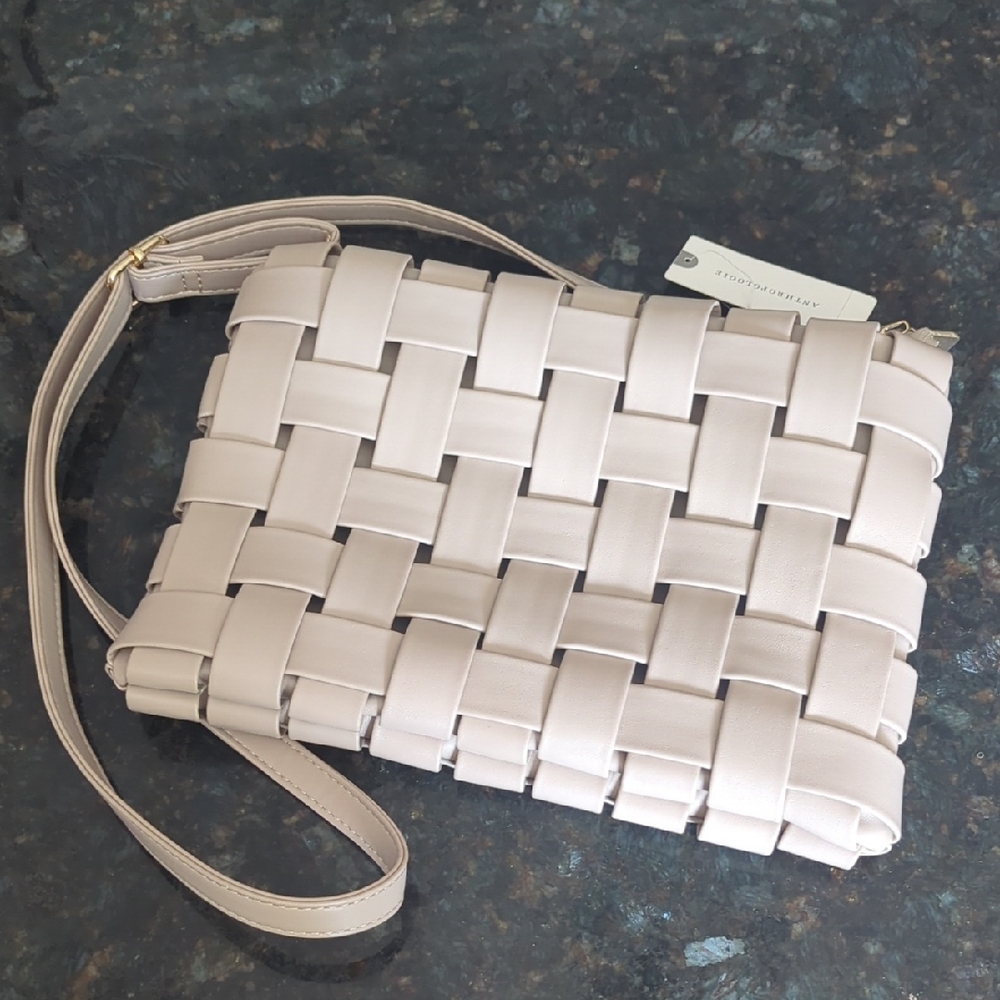 Elegant Woven Crossbody Bag - Anthropologie, NWT